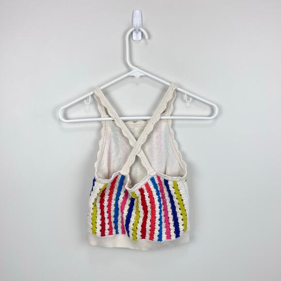 Mini Boden Colorful Knitted Sweater Tank Top 9-10 - Picture 7 of 8
